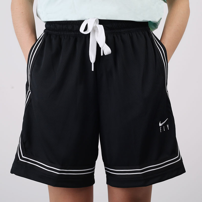 женские черные шорты  Nike Dri-FIT Swoosh Fly Basketball Shorts CK6599-010 - цена, описание, фото 3